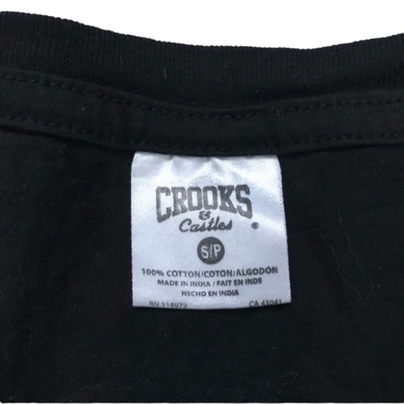 𝅺CROOKS and Castles logo branded FWU women’s t-shirt - Picture 4 of 7